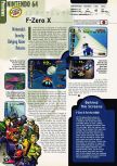 Scan de la preview de F-Zero X paru dans le magazine Electronic Gaming Monthly 103, page 1