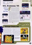 Scan of the preview of NHL Breakaway 98 published in the magazine Electronic Gaming Monthly 104, page 2
