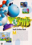 Scan de la preview de Yoshi's Story paru dans le magazine Electronic Gaming Monthly 104, page 1