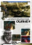 Scan of the review of Quake II published in the magazine Gamers' Republic 14, page 1