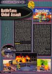 Scan of the review of Battletanx: Global Assault published in the magazine Q64 6, page 1