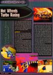 Scan of the review of Hot Wheels Turbo Racing published in the magazine Q64 6, page 1