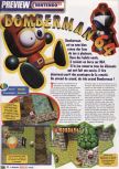 Scan de la preview de Bomberman 64 paru dans le magazine Le Magazine Officiel Nintendo 01, page 1