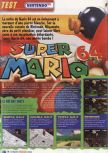 Scan of the review of Super Mario 64 published in the magazine Le Magazine Officiel Nintendo 01, page 1