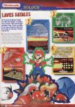 Scan of the walkthrough of  published in the magazine Le Magazine Officiel Nintendo 01, page 13