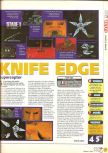 Scan of the review of Knife Edge published in the magazine X64 14, page 1