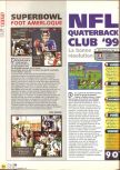 Scan of the review of NFL Quarterback Club '99 published in the magazine X64 14, page 1