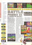 Scan of the review of Super B-Daman Battle Phoenix 64 published in the magazine X64 14, page 1