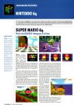 Scan du test de Super Mario 64 paru dans le magazine Maximum 07, page 9