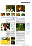 Scan du test de Super Mario 64 paru dans le magazine Maximum 07, page 10