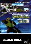 Scan of the review of Pilotwings 64 published in the magazine Maximum 07, page 2