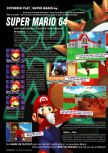 Scan du test de Super Mario 64 paru dans le magazine Maximum 07, page 1