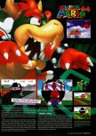 Scan du test de Super Mario 64 paru dans le magazine Maximum 07, page 2