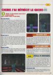Scan of the walkthrough of Gex 64: Enter the Gecko published in the magazine SOS 64 1, page 9