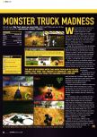 Scan of the preview of Monster Truck Madness 64 published in the magazine Total Control 08, page 3