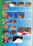 Scan of the walkthrough of Super Mario 64 published in the magazine 64 Player 1, page 45