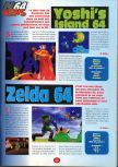 Scan of the preview of The Legend Of Zelda: Ocarina Of Time published in the magazine 64 Player 1, page 13