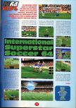 Scan of the preview of International Superstar Soccer 64 published in the magazine 64 Player 1, page 6