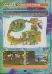 Scan of the walkthrough of Diddy Kong Racing published in the magazine 64 Player 3, page 21