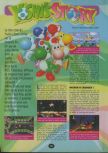 Scan of the walkthrough of Yoshi's Story published in the magazine 64 Player 3, page 1