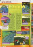 Scan of the preview of F-Zero X published in the magazine Consoles + 071, page 1