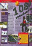 Scan of the review of 1080 Snowboarding published in the magazine Consoles + 081, page 1