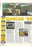 Scan of the review of NASCAR '99 published in the magazine X64 12, page 1