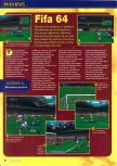 Scan of the preview of FIFA 64 published in the magazine Consoles + 064, page 1
