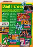 Scan of the preview of Dual Heroes published in the magazine Consoles + 070, page 1