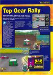 Scan of the preview of Top Gear Rally published in the magazine Consoles + 070, page 1