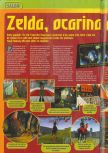 Scan of the preview of The Legend Of Zelda: Ocarina Of Time published in the magazine Consoles + 072, page 19
