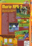 Scan of the preview of Paper Mario published in the magazine Consoles + 072, page 1