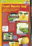 Scan of the preview of Pokemon Snap published in the magazine Consoles + 072, page 13