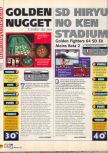 Scan du test de Golden Nugget paru dans le magazine X64 16, page 1