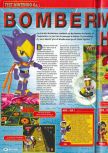 Scan of the review of Bomberman Hero published in the magazine Consoles + 077, page 1