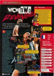 Scan of the review of WCW/NWO Revenge published in the magazine Consoles + 083, page 1
