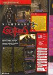 Scan of the review of Nightmare Creatures published in the magazine Consoles + 084, page 1