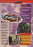 Scan of the review of Tony Hawk's Skateboarding published in the magazine Consoles + 093, page 1