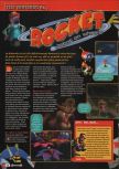 Scan of the review of Rocket: Robot on Wheels published in the magazine Consoles + 095, page 1