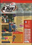 Scan of the review of NBA Live 2000 published in the magazine Consoles + 095, page 1