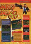 Scan of the review of Donkey Kong 64 published in the magazine Consoles + 095, page 2