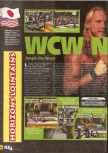 Scan of the review of WCW Nitro published in the magazine X64 17, page 1