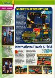 Scan of the preview of Mickey's Speedway USA published in the magazine Consoles + 101, page 1