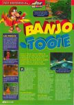 Scan of the review of Banjo-Tooie published in the magazine Consoles + 108, page 1