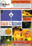Scan of the review of Banjo-Kazooie published in the magazine Joypad 078, page 1