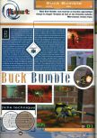Scan of the review of Buck Bumble published in the magazine Joypad 079, page 1
