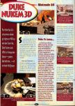 Scan of the review of Duke Nukem 64 published in the magazine Player One 080, page 1