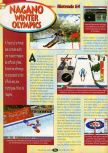 Scan du test de Nagano Winter Olympics 98 paru dans le magazine Player One 083, page 1