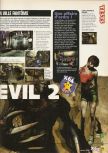 Scan of the review of Resident Evil 2 published in the magazine X64 25, page 2