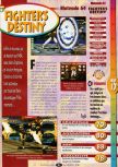 Scan of the review of Fighters Destiny published in the magazine Player One 084, page 1